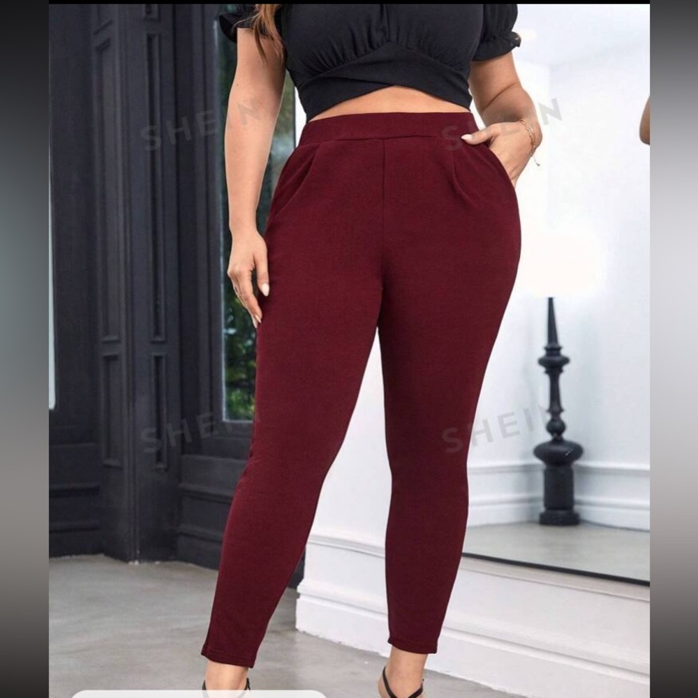 🆕 Burgundy Pants w/ Pockets!!!  Brand NEW!!!